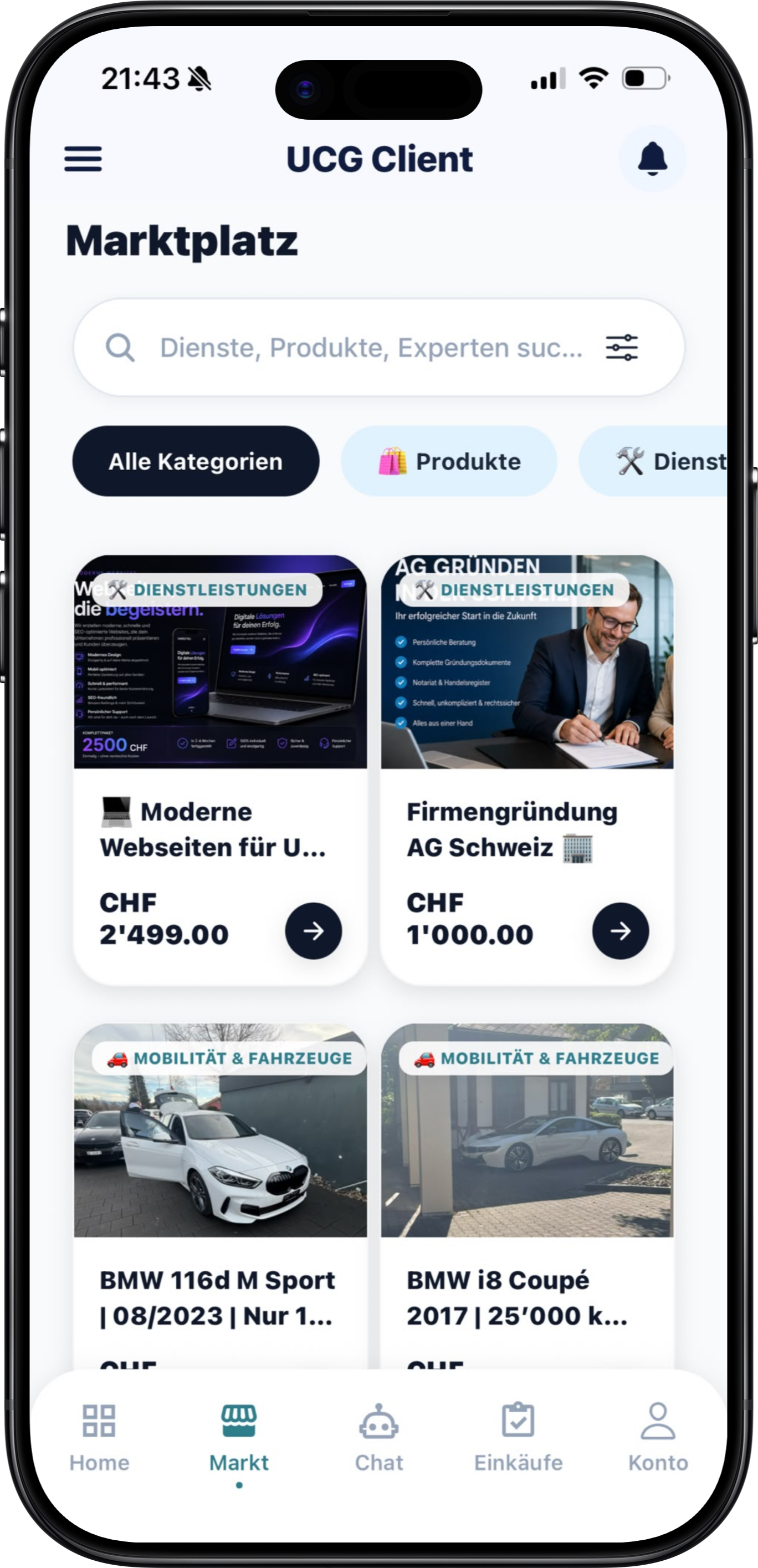 Negotiation flow in the Uniestro App