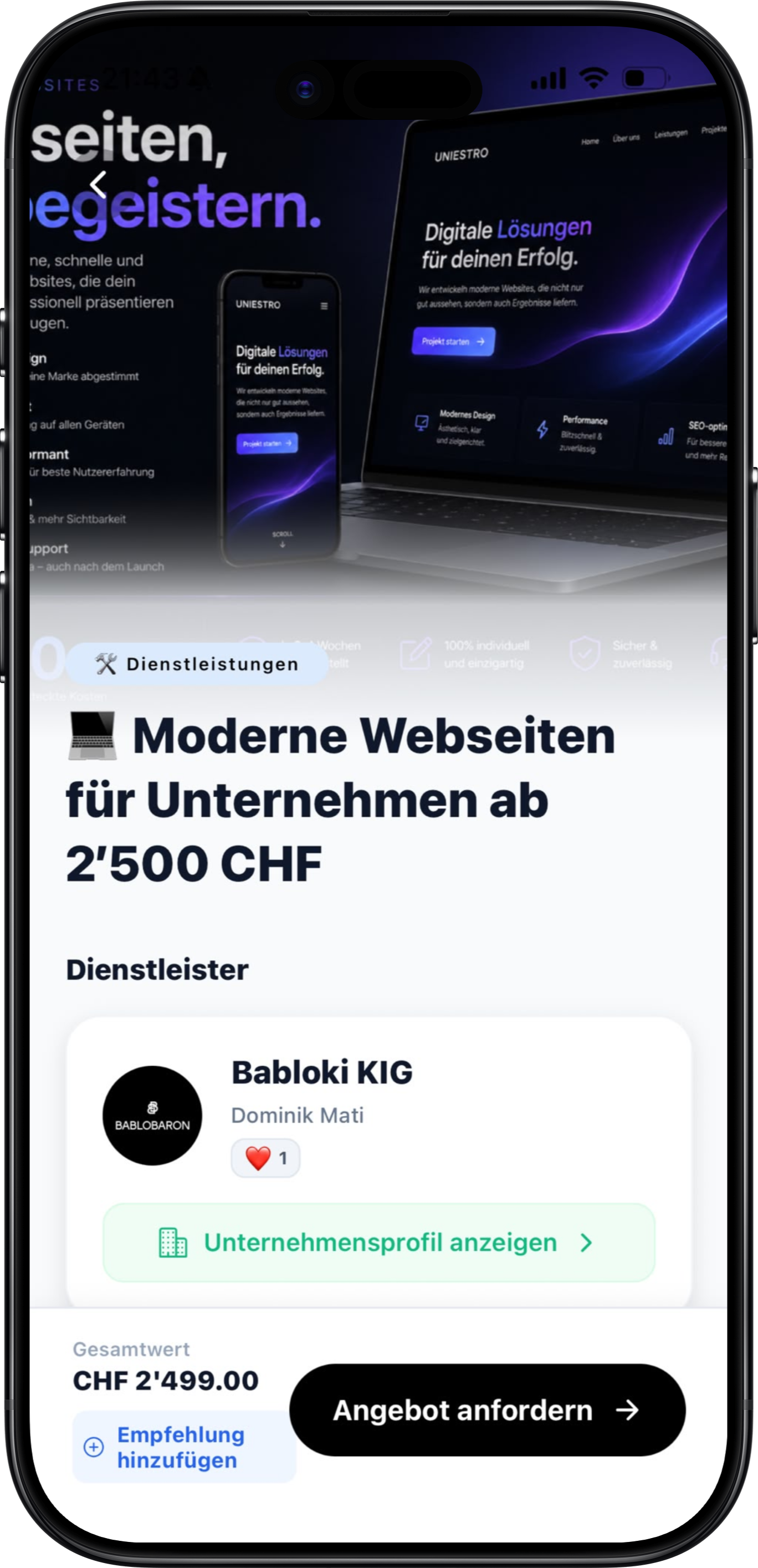 Secure checkout with UnistroPay